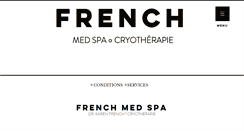 Desktop Screenshot of frenchmedspa.com